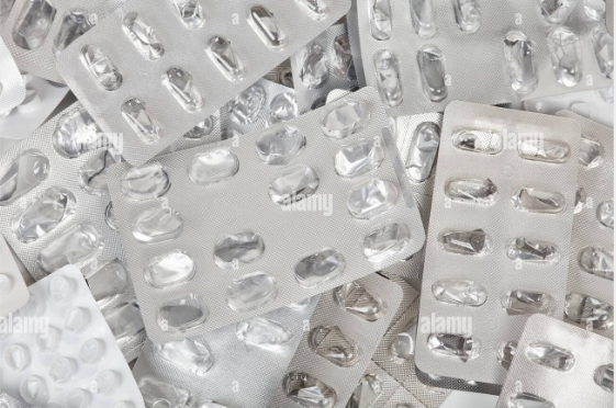 Plastic blister pack mainly used for packing medicines